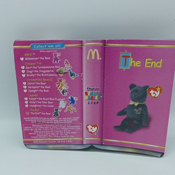 TY The End the Bear McDonalds 2000 - Picture 6 of 8